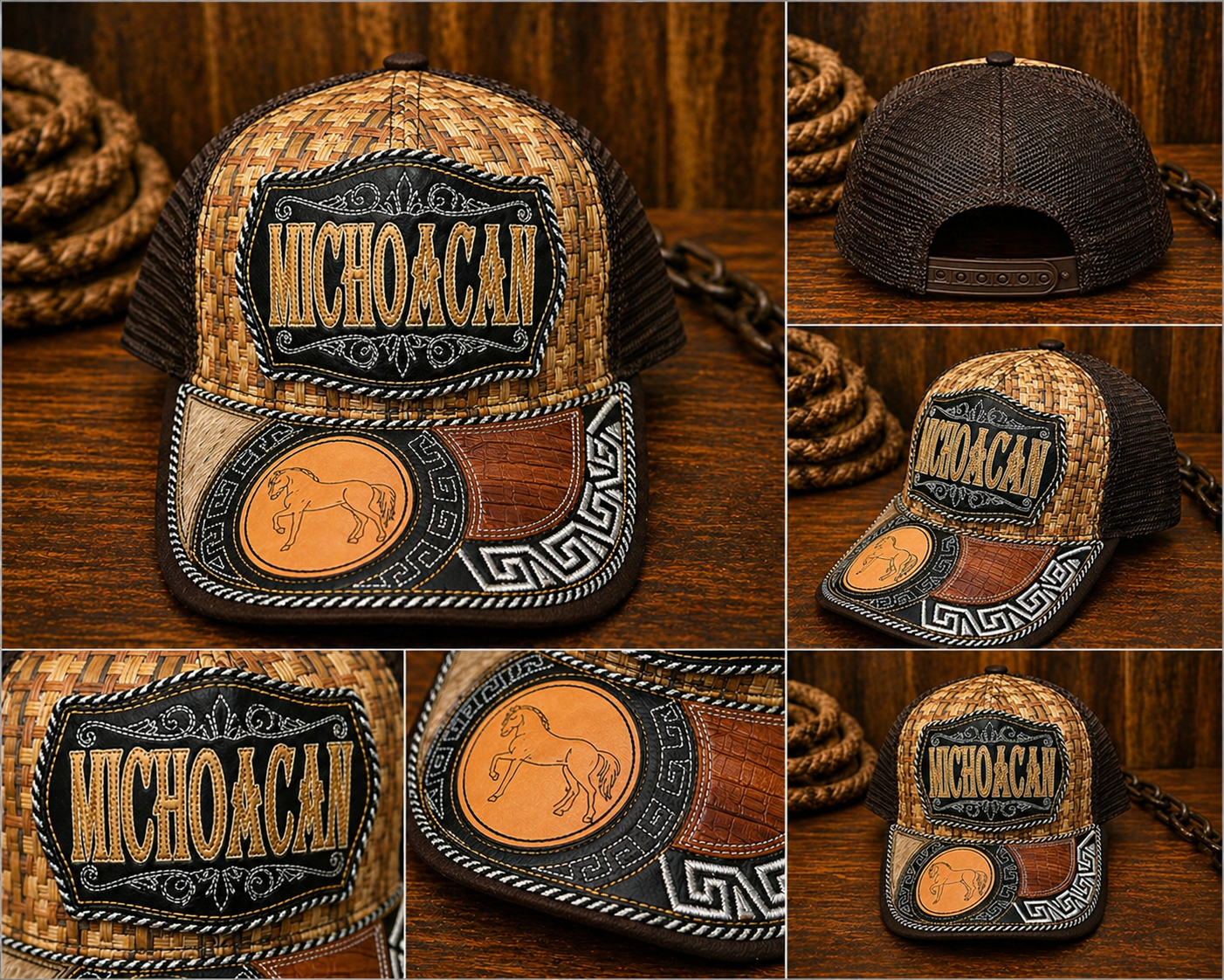 Michoacán Horse Hat — Brown