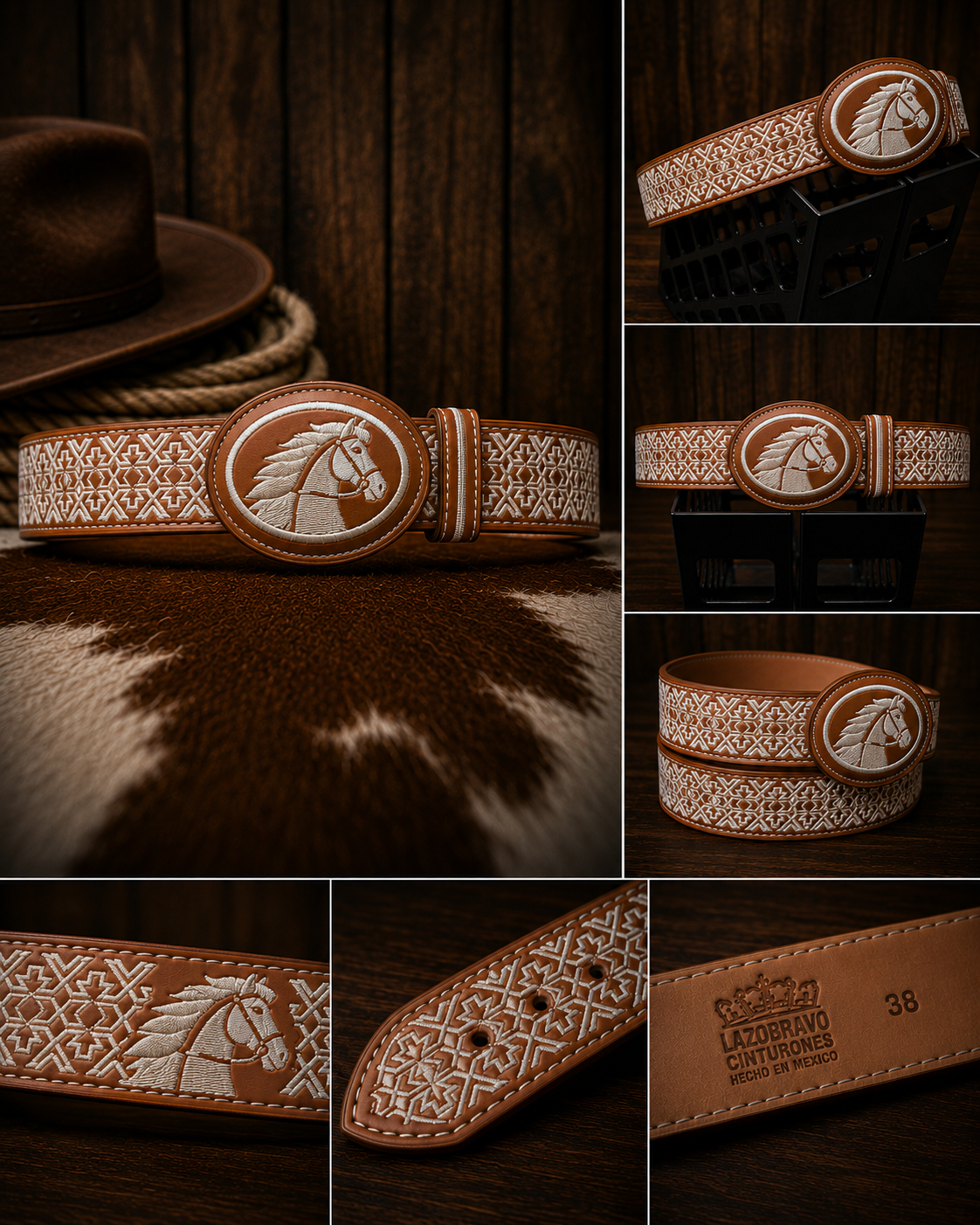 Horse Threaded Belt