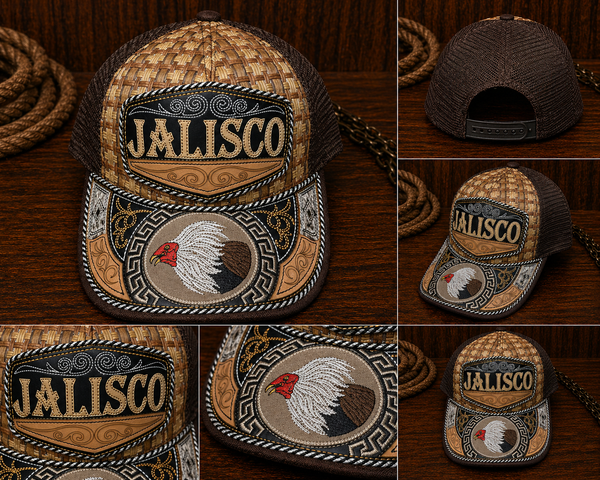 Jalisco Rooster Hat — Brown