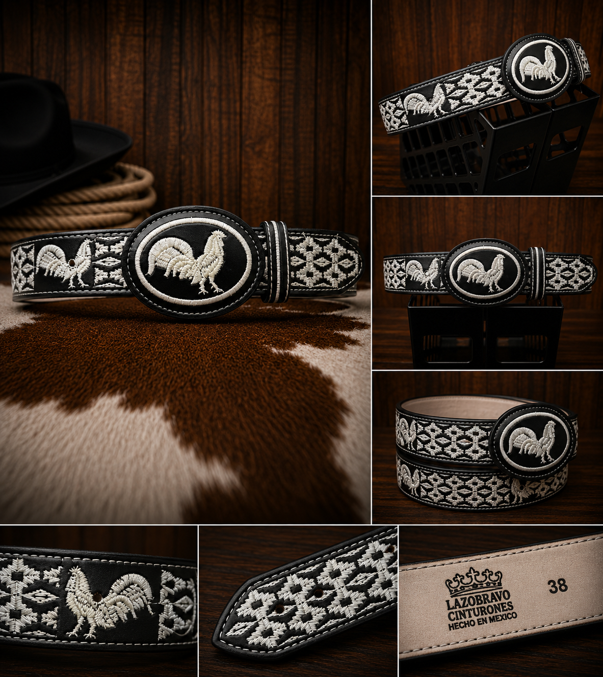 Rooster Threaded Belt