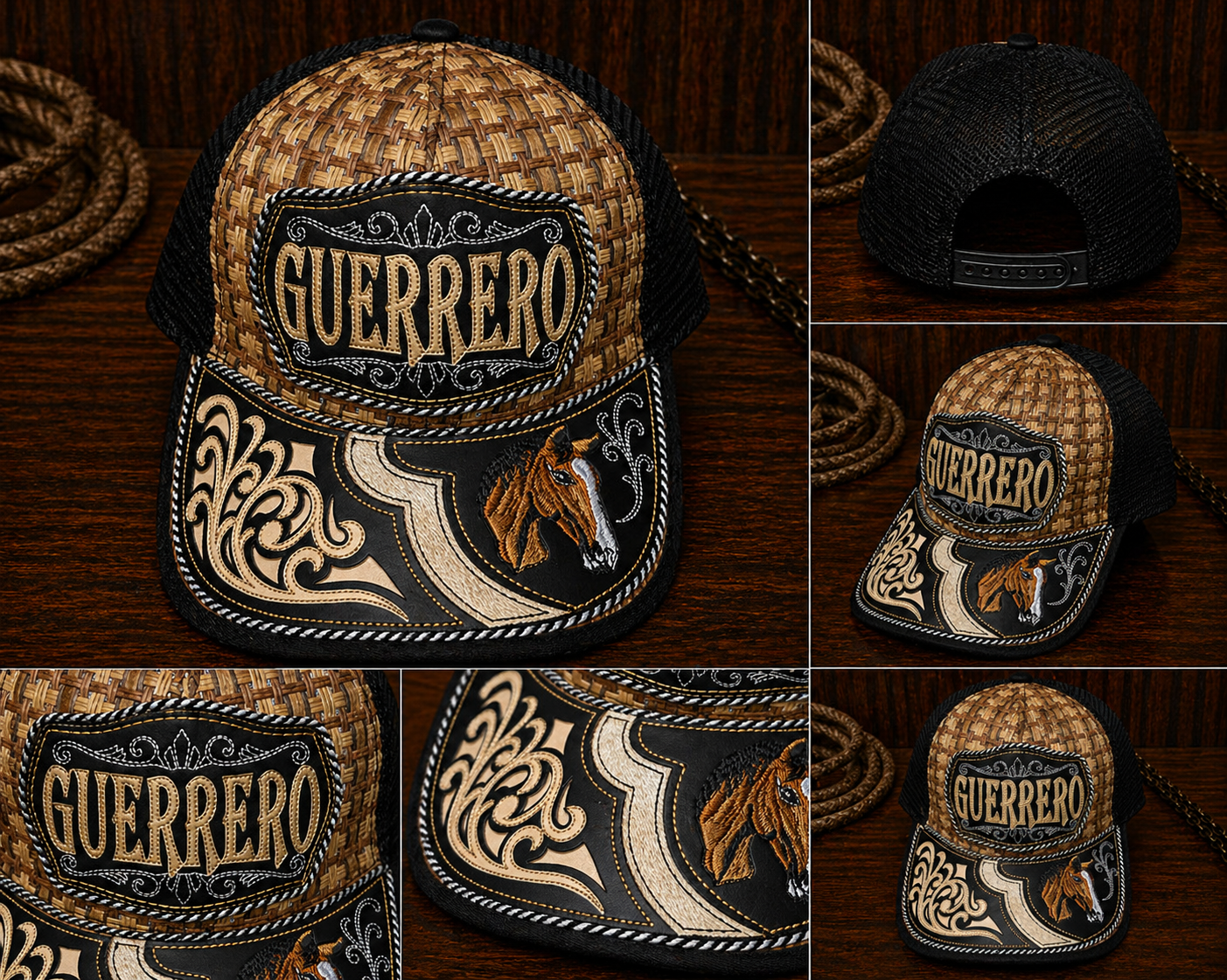 Guerrero Horse Hat — Black