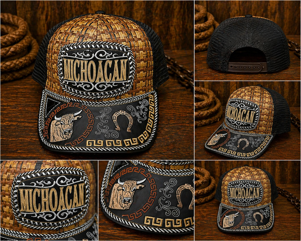 Michoacán Bull Hat — Black No. 1