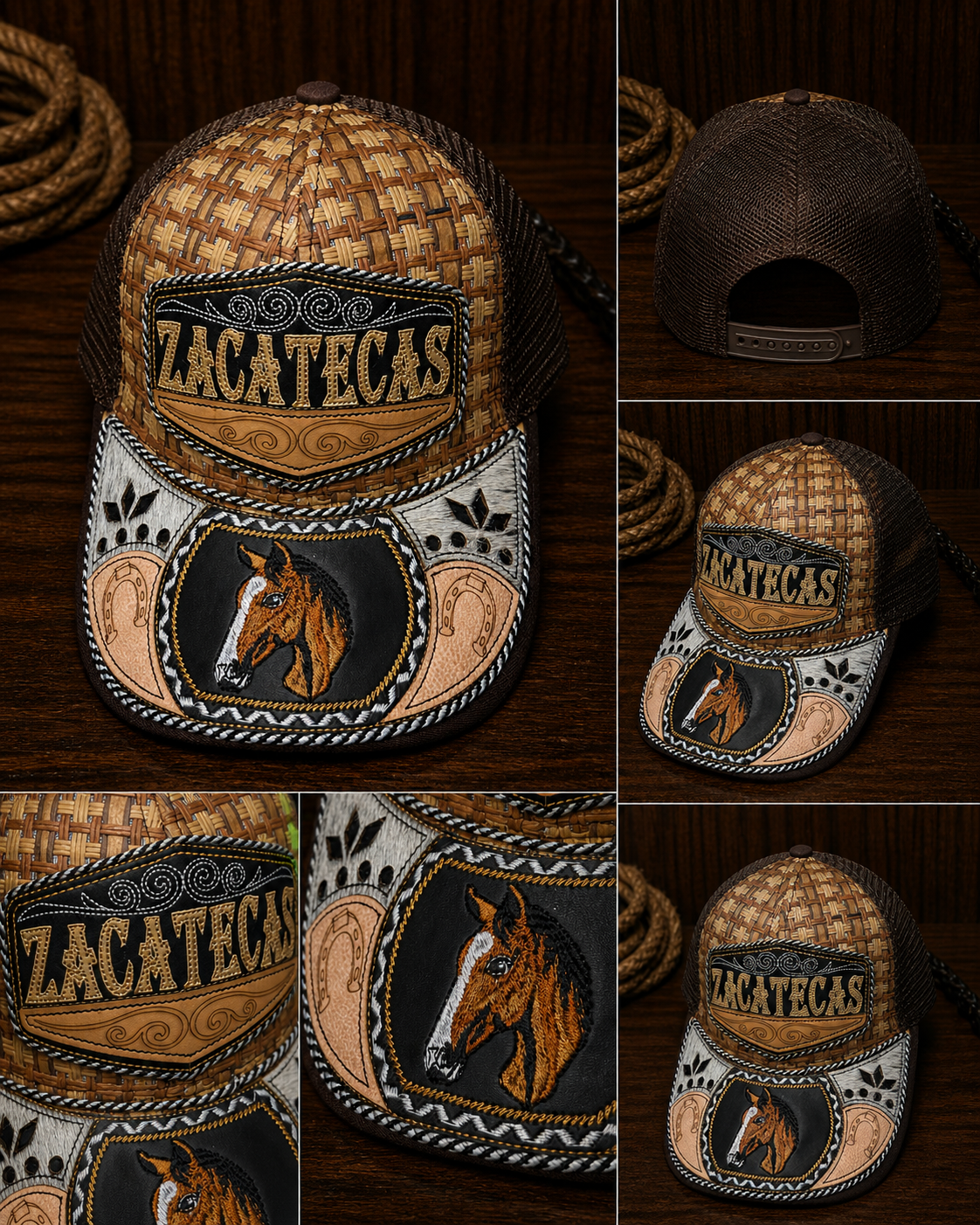 Zacatecas Horse Hat — Brown