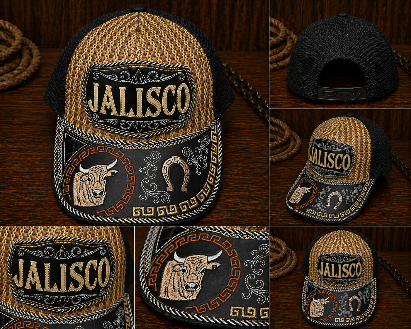 Jalisco Bull Hat — Black No. 1