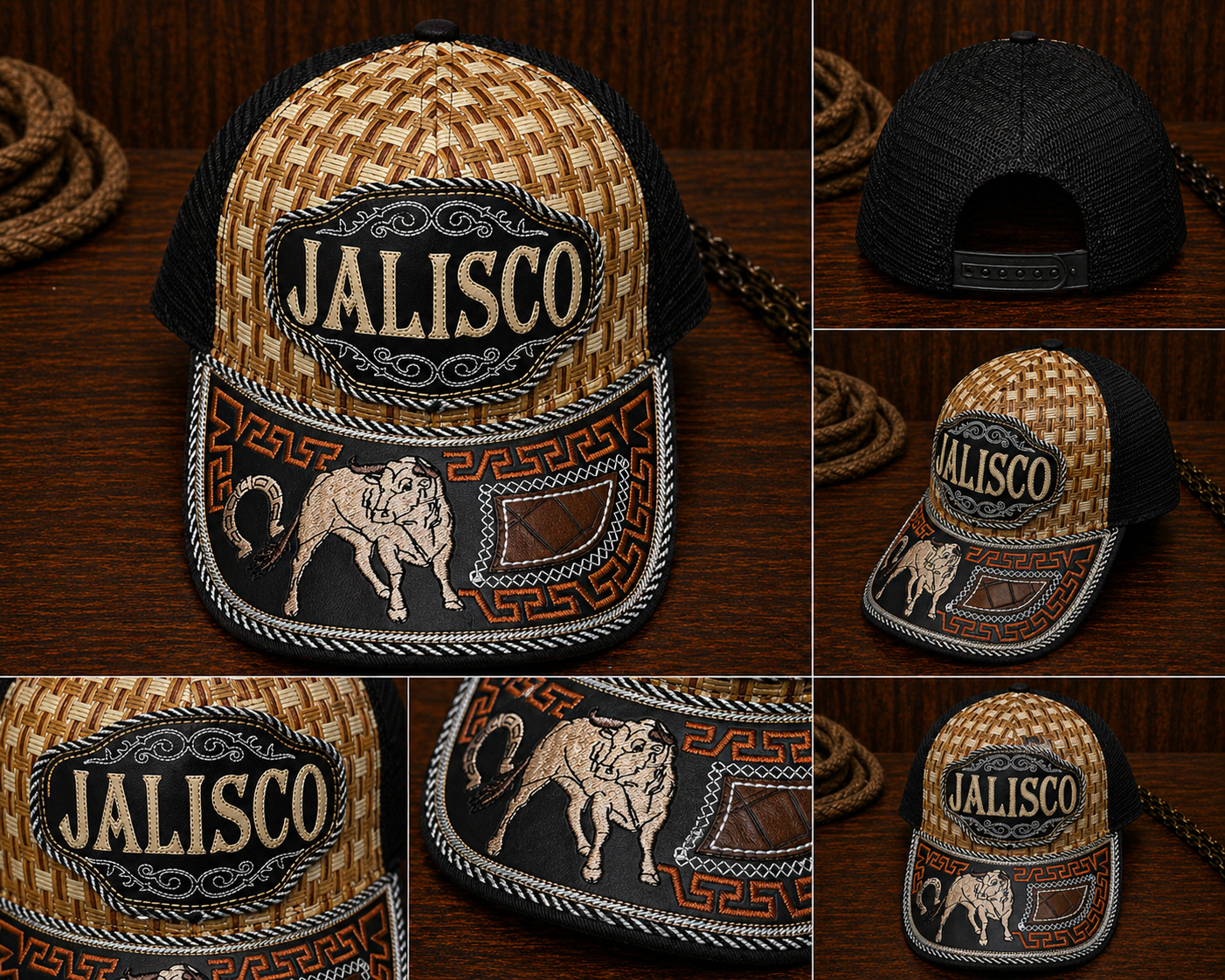 Jalisco Bull Hat — Black No. 2