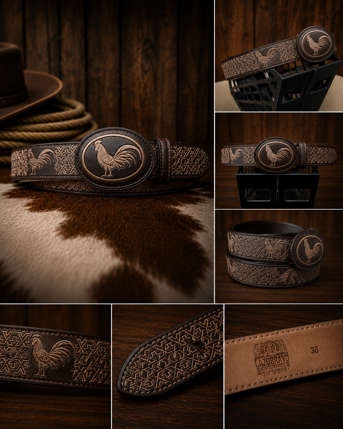 Rooster Threaded Belt