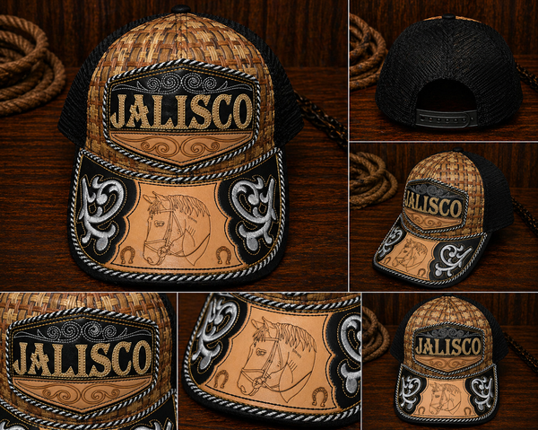 Jalisco Horse Hat — Black No. 1